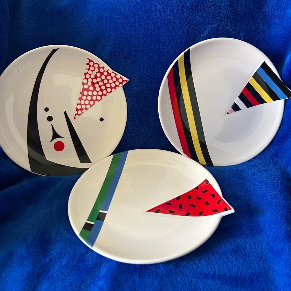 Vintage Fujimori Kato Kogei Alpha-3 Ceramic salad Plates! - Picture 5 of 6